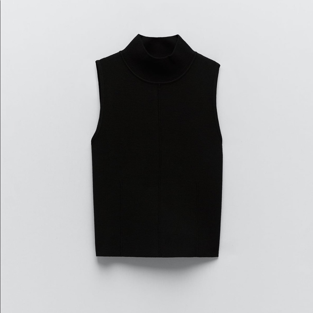 Zara Sleevless Knit Top